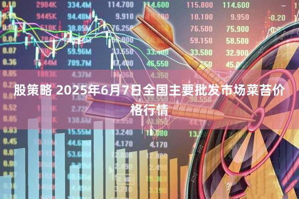 股策略 2025年6月7日全国主要批发市场菜苔价格行情