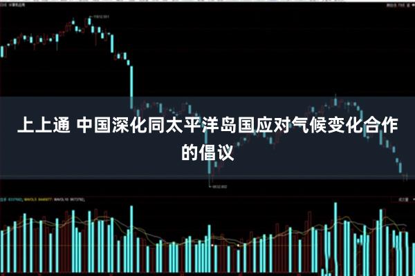 上上通 中国深化同太平洋岛国应对气候变化合作的倡议